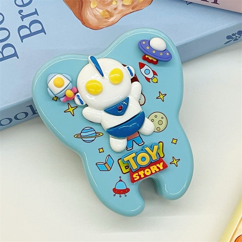 Ultraman tema kutija za čuvanje dječjih mliječnih zuba – memorijska kutija za zube, zaštita od oksidacije, prijenosna kutija za darove