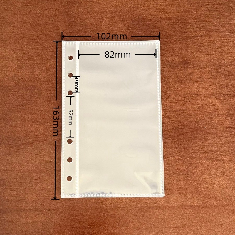 Unutarnje stranice za kartični album – PP materijal, NY01 model, 20 listova, jezgro za slobodne listove, različiti tipovi rupa
