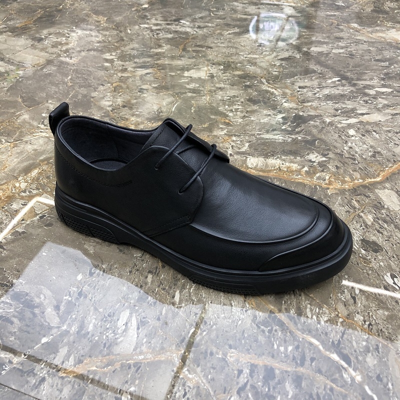 Muške kožne cipele za poslovni i casual stil, crne, 2026 model, koža, prozračnost, mekana potplata