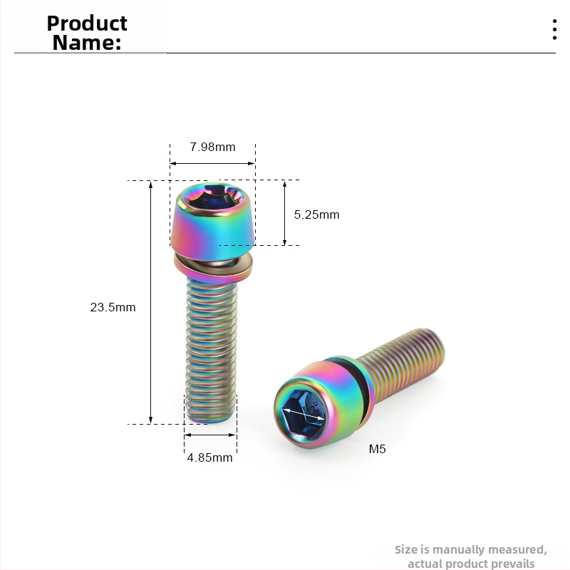 Skrutky na riadidlá bicykla Riderace RR9765 (Kovové • Riderace • RR9765)