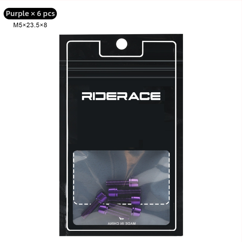 Skrutky na riadidlá bicykla Riderace RR9765 (Kovové • Riderace • RR9765)