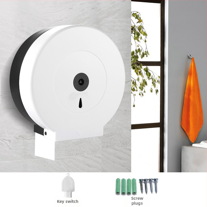 Sith Bathroom Zidni veliki kutija za toaletni papir, PP materijal, model 601A, vodootporna, višenamjenska