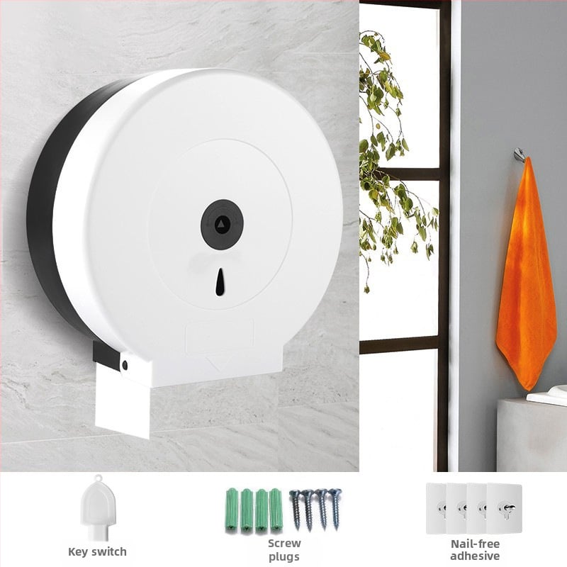 Sith Bathroom Zidni veliki kutija za toaletni papir, PP materijal, model 601A, vodootporna, višenamjenska