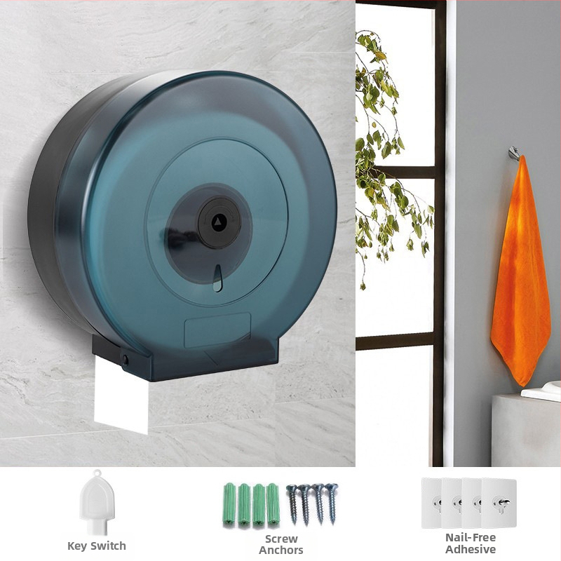 Sith Bathroom Zidni veliki kutija za toaletni papir, PP materijal, model 601A, vodootporna, višenamjenska