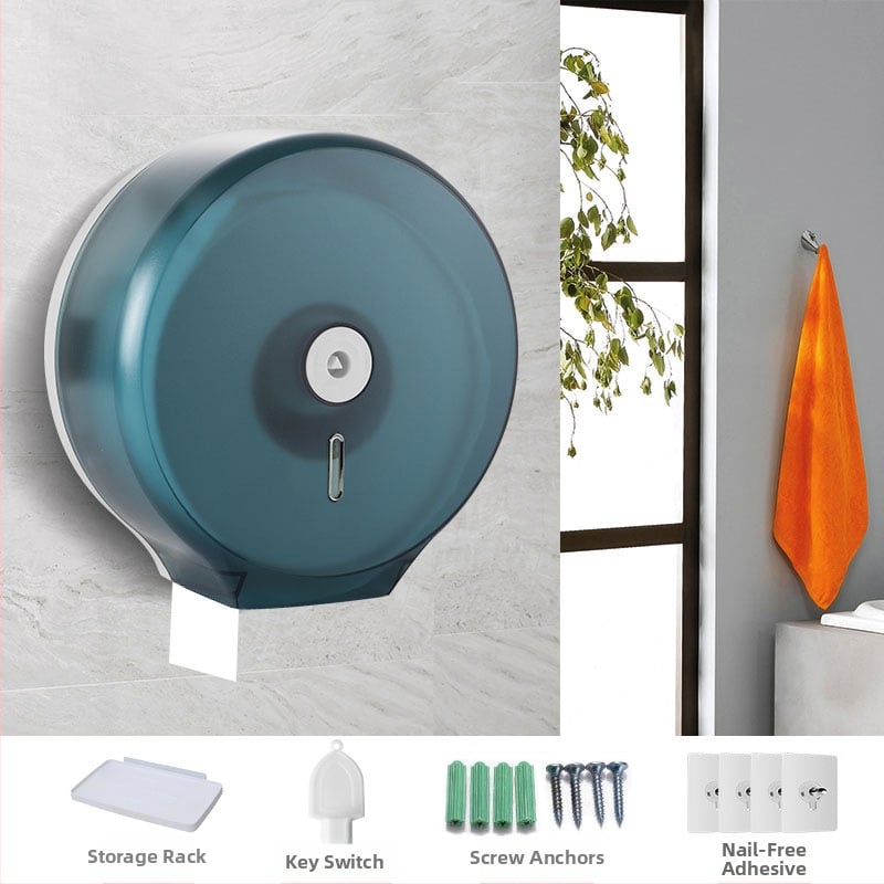 Sith Bathroom Zidni veliki kutija za toaletni papir, PP materijal, model 601A, vodootporna, višenamjenska