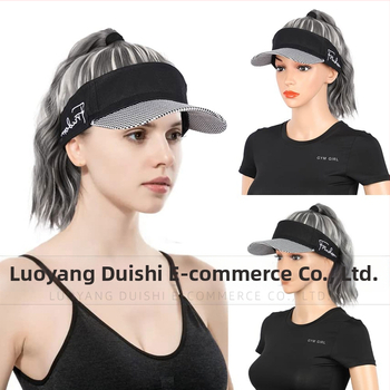 Perika s repom, uzorak houndstooth, kosa od visokotemperaturne žice, za žene, mehanički postupak, bez vrućeg bojanja