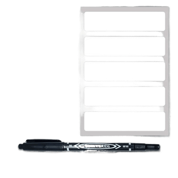 Samoljepljive PVC naljepnice – upute naljepnice, model: naljepnica, 1 komad po stranici