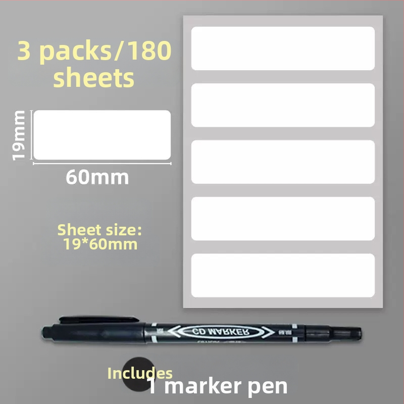 Samoljepljive PVC naljepnice – upute naljepnice, model: naljepnica, 1 komad po stranici