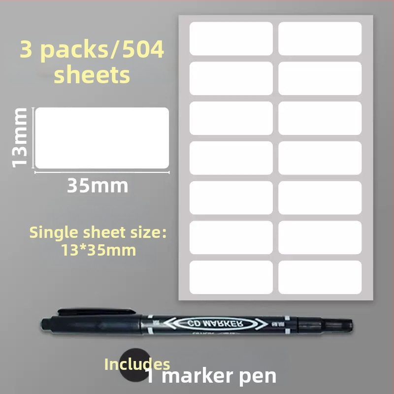 Samoljepljive PVC naljepnice – upute naljepnice, model: naljepnica, 1 komad po stranici