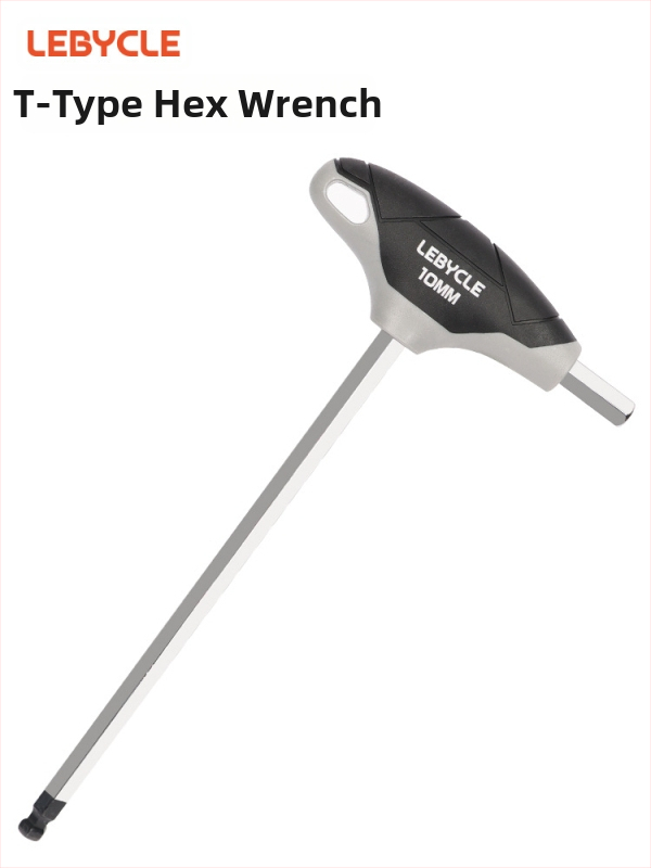 Sada imbusových kľúčov s T-úchopom a guľovým koncom pre bicykle, S2 oceľ