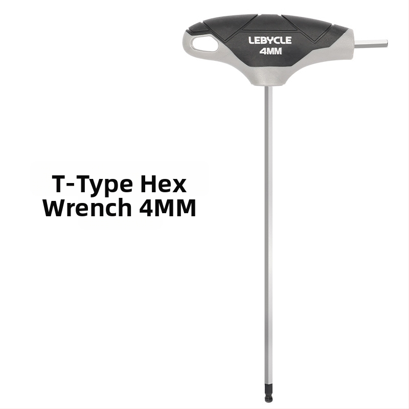 Sada imbusových kľúčov s T-úchopom a guľovým koncom pre bicykle, S2 oceľ