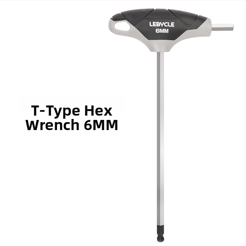 Sada imbusových kľúčov s T-úchopom a guľovým koncom pre bicykle, S2 oceľ