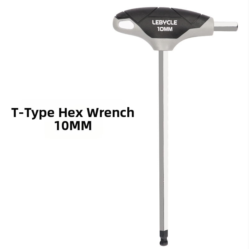 Sada imbusových kľúčov s T-úchopom a guľovým koncom pre bicykle, S2 oceľ