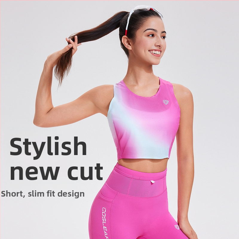 Γυναικείο καλοκαιρινό αθλητικό γιλέκο χωρίς μανίκια — ελαφρύ, διαπνέον, γρήγορο στέγνωμα, 80% Spandex