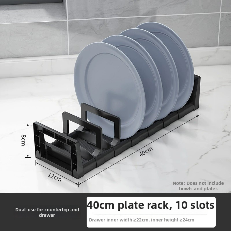 Polica za odvodnjavanje zdjela s ladicom, DARXINEE/Dahini, moderan stil, kuhinjski rega za skladištenje