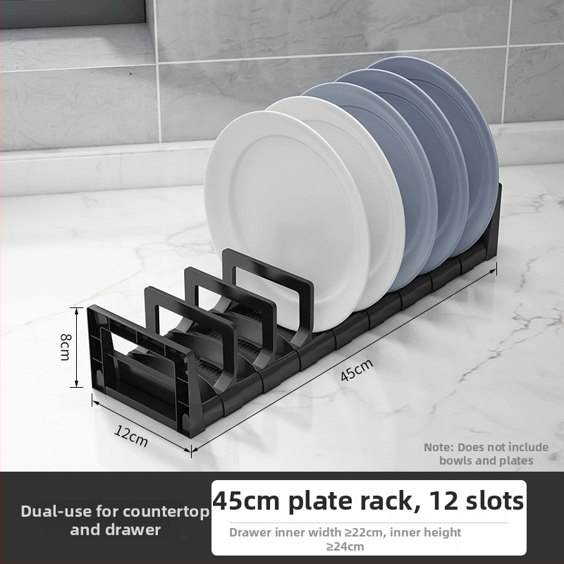 Polica za odvodnjavanje zdjela s ladicom, DARXINEE/Dahini, moderan stil, kuhinjski rega za skladištenje