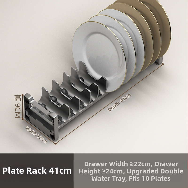 Polica za odvodnjavanje zdjela s ladicom, DARXINEE/Dahini, moderan stil, kuhinjski rega za skladištenje