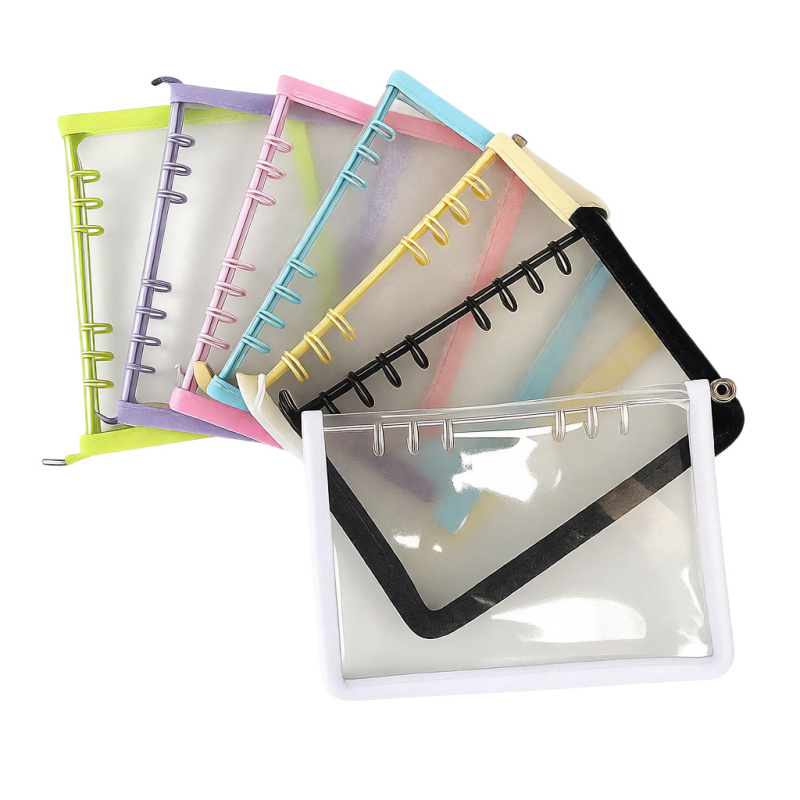 Bilježnica s odvojivim listovima, 6 rupa, PVC naslovnica, PP stranice, 1–50 stranica