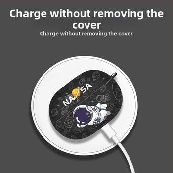 Ochranný kryt pre Huawei FreeBuds Pro 5, ručne vyrobený, karikatúrny štýl, vodný transferná nálepka