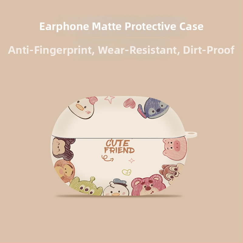 Ochranný kryt pre Huawei FreeBuds Pro 5, ručne vyrobený, karikatúrny štýl, vodný transferná nálepka
