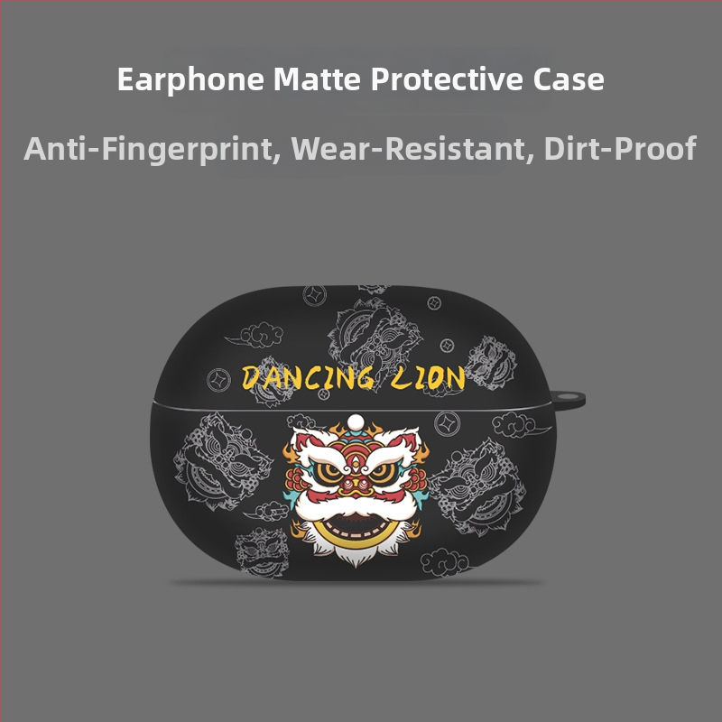 Ochranný kryt pre Huawei FreeBuds Pro 5, ručne vyrobený, karikatúrny štýl, vodný transferná nálepka
