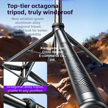 Selfie stick AI cu urmărire facială, urmărire automată, rotație 360°, corp din aliaj de aluminiu