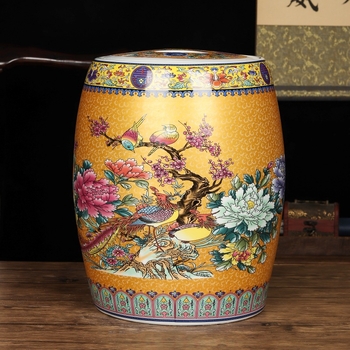 Kanta za skladištenje riže, keramička, otporna na vlagu, kineski stil, podrijetlo Wenzhou