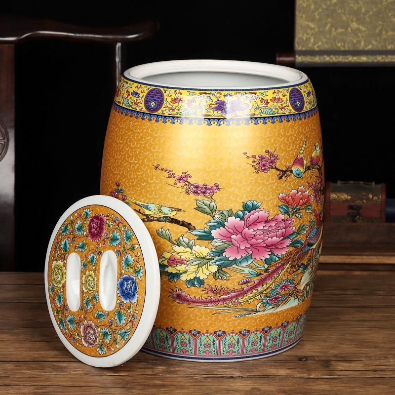 Kanta za skladištenje riže, keramička, otporna na vlagu, kineski stil, podrijetlo Wenzhou