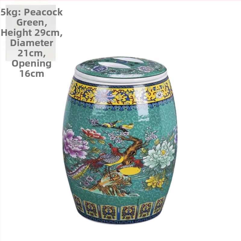 Kanta za skladištenje riže, keramička, otporna na vlagu, kineski stil, podrijetlo Wenzhou