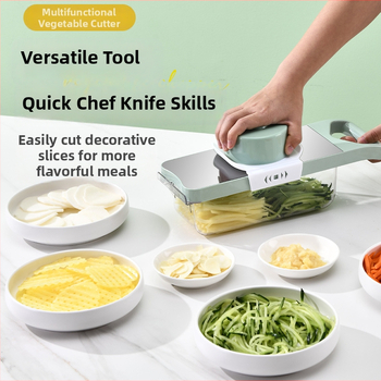 Viacúčelový krájač zeleniny - Značka Youluoman; Model 8028; Štýl: Light Luxury; Funkcia: Viacúčelová; Kategória: Viacúčelový krájač zeleniny