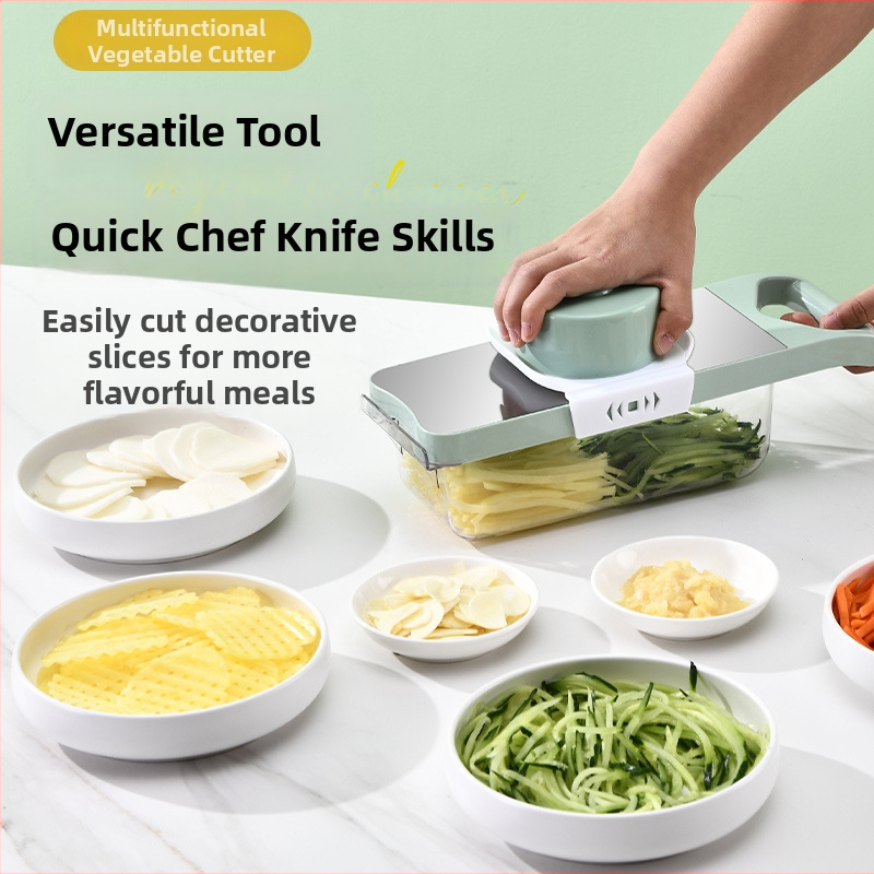 Viacúčelový krájač zeleniny - Značka Youluoman; Model 8028; Štýl: Light Luxury; Funkcia: Viacúčelová; Kategória: Viacúčelový krájač zeleniny