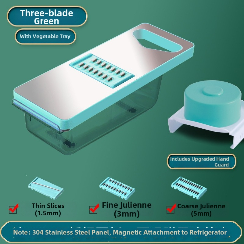 Viacúčelový krájač zeleniny - Značka Youluoman; Model 8028; Štýl: Light Luxury; Funkcia: Viacúčelová; Kategória: Viacúčelový krájač zeleniny