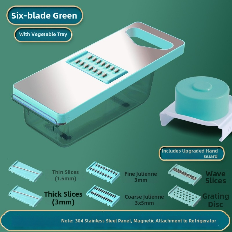 Viacúčelový krájač zeleniny - Značka Youluoman; Model 8028; Štýl: Light Luxury; Funkcia: Viacúčelová; Kategória: Viacúčelový krájač zeleniny