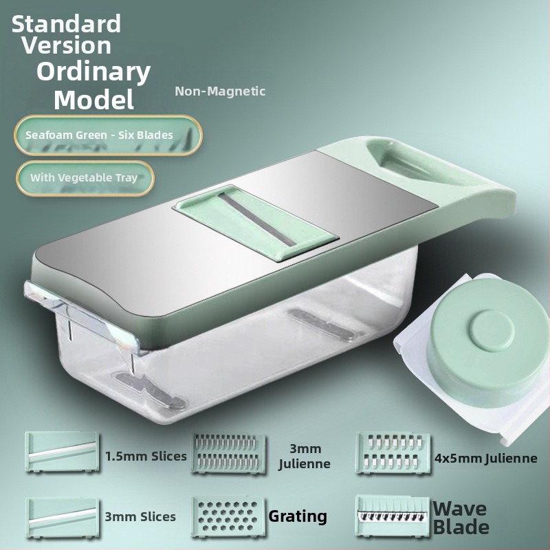 Viacúčelový krájač zeleniny - Značka Youluoman; Model 8028; Štýl: Light Luxury; Funkcia: Viacúčelová; Kategória: Viacúčelový krájač zeleniny