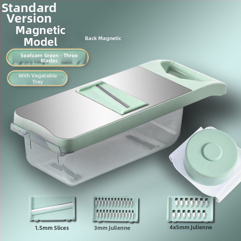 Viacúčelový krájač zeleniny - Značka Youluoman; Model 8028; Štýl: Light Luxury; Funkcia: Viacúčelová; Kategória: Viacúčelový krájač zeleniny