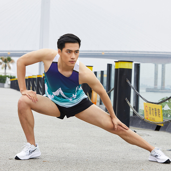 Αθλητικό γιλέκο χωρίς ραφές — γρήγορο στέγνωμα, mesh τζακάρ ύφασμα, ελαφρύ και διαπνέον, unisex, κατάλληλο για τρέξιμο, ποδηλασία και πεζοπορία