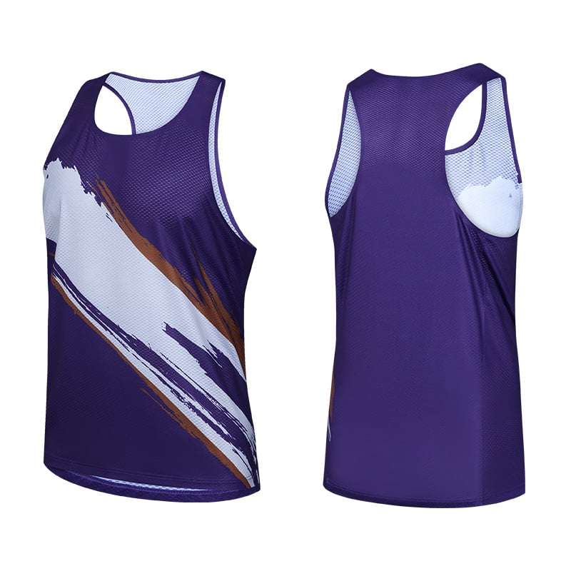 Αθλητικό γιλέκο χωρίς ραφές — γρήγορο στέγνωμα, mesh τζακάρ ύφασμα, ελαφρύ και διαπνέον, unisex, κατάλληλο για τρέξιμο, ποδηλασία και πεζοπορία