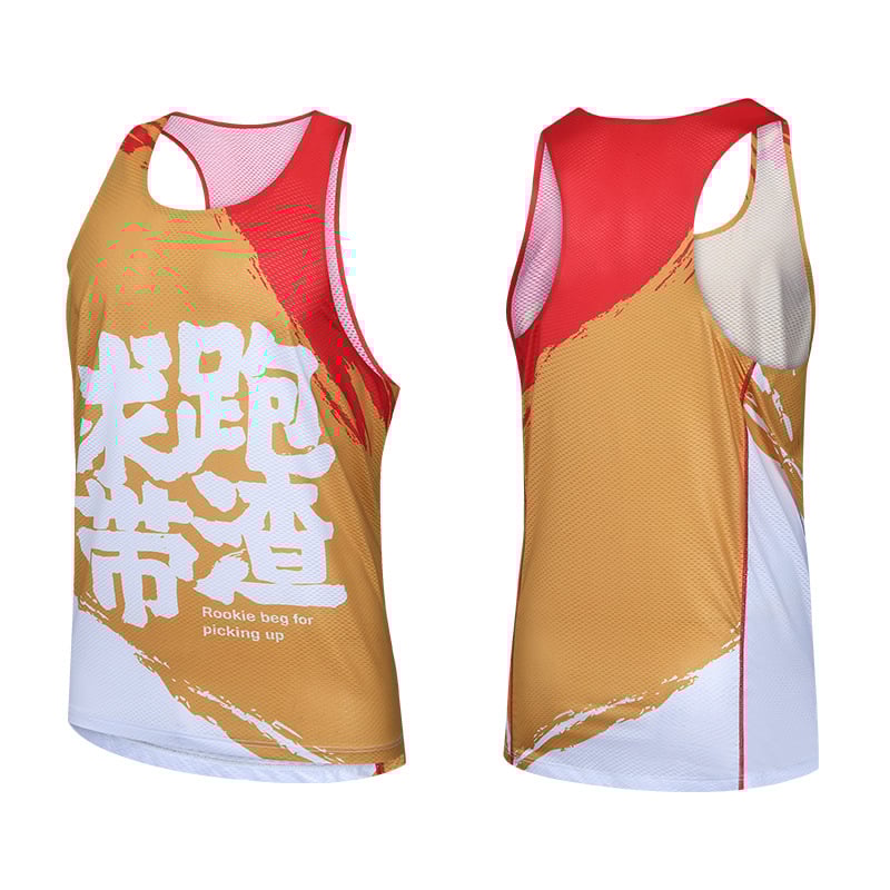 Αθλητικό γιλέκο χωρίς ραφές — γρήγορο στέγνωμα, mesh τζακάρ ύφασμα, ελαφρύ και διαπνέον, unisex, κατάλληλο για τρέξιμο, ποδηλασία και πεζοπορία