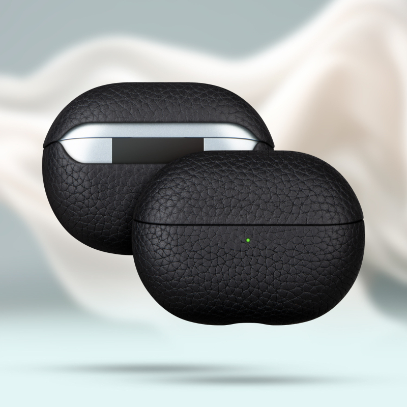 Carcasă din piele pentru Huawei FreeBuds Pro4 – Piele adevărată, Confecționată manual, Personalizabilă, Universală