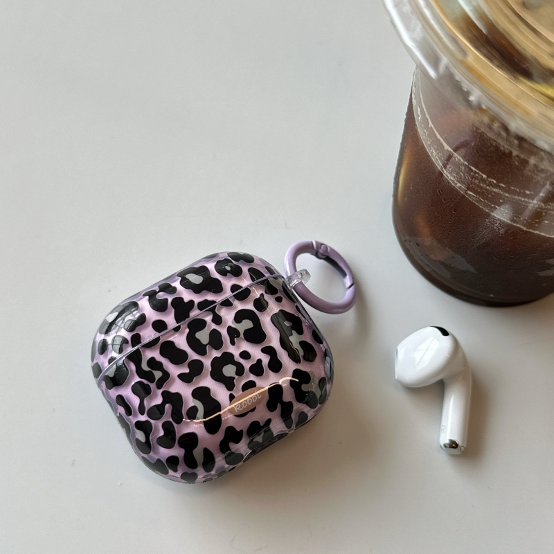Retro potpuno prozirno kućište s leopard uzorkom za AirPods Pro 3. generaciju, zaštitni kućište za 2. i 4. generaciju
