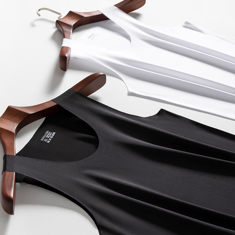 Ανδρικό αθλητικό γιλέκο χωρίς ραφές, ύφασμα πολυεστέρα 90% που στεγνώνει γρήγορα, εφαρμοστό σιλουέτα, για καλοκαίρι αθλητισμού