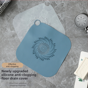 Silikonska poklop odvoda s filtrom za kosu, protiv začepljenja kupaonskog odvoda, prilagodljivo, moderan minimalistički stil