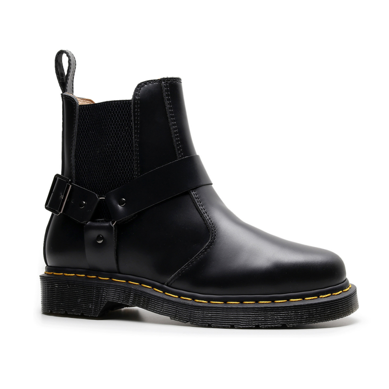 Unisex Chelsea gležnjače od prave kože, gumeni đon, zaobljeni nos, niski 1–3 cm, casual/Martin stil