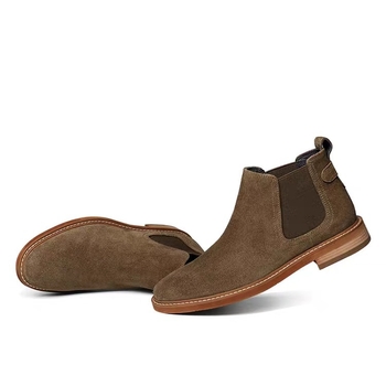 Muške gležnjače od nubuka, visoke, casual stil