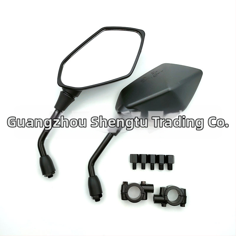 Zrkadlo spätné pre ATV a motocykel — univerzálne, plastový kryt so železnou tyčou, vhodné pre motocykle a elektrické autá