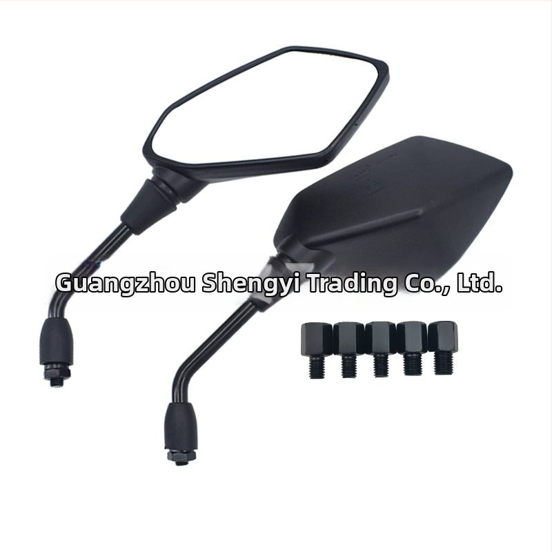 Zrkadlo spätné pre ATV a motocykel — univerzálne, plastový kryt so železnou tyčou, vhodné pre motocykle a elektrické autá