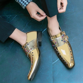 Muške Chelsea cipele od PU kože, oštar vrh, slip-on, svakodnevne kožne cipele, mrežasta podstava, lijepljena potplat