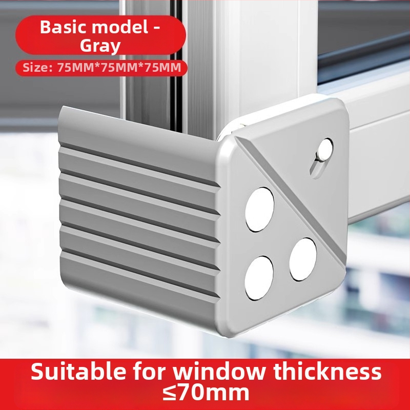 Hlinírový ochranný roh okna – proti kolícii, vnútorné otvorenie, ochranný kryt