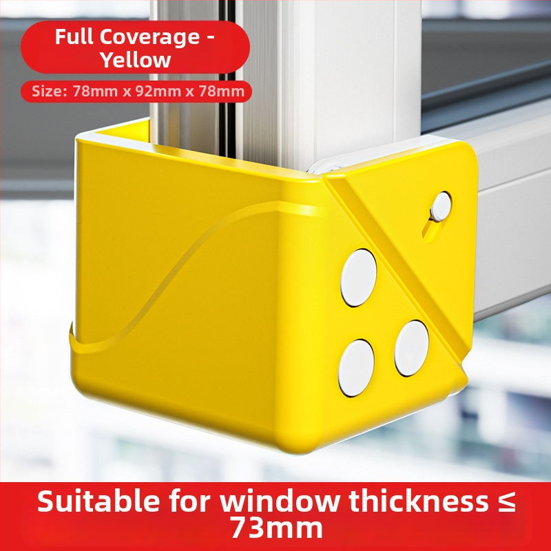 Hlinírový ochranný roh okna – proti kolícii, vnútorné otvorenie, ochranný kryt
