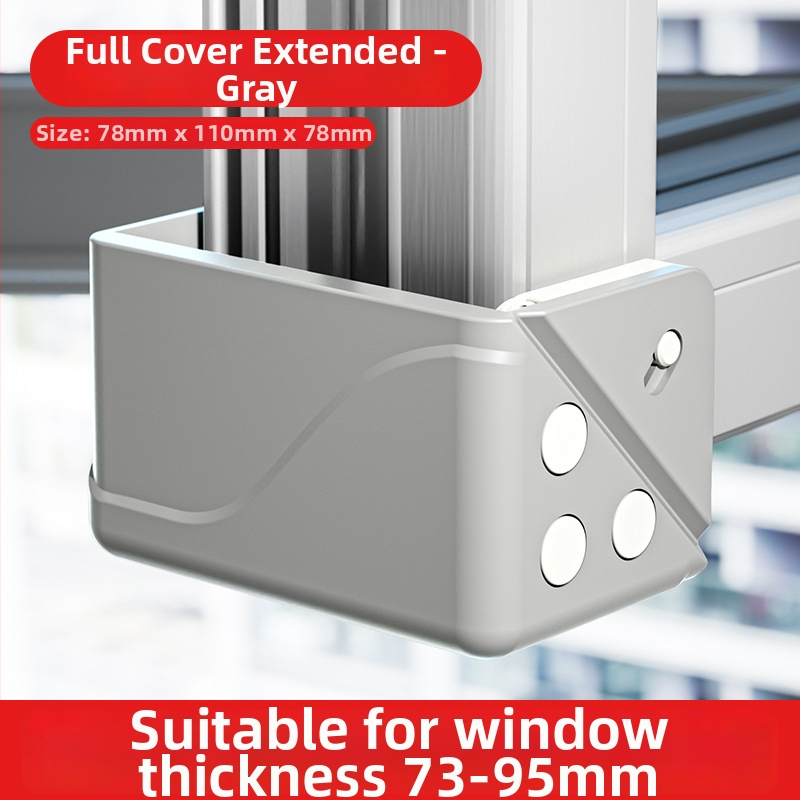 Hlinírový ochranný roh okna – proti kolícii, vnútorné otvorenie, ochranný kryt